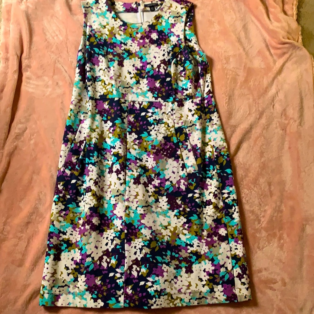 LANDS END FLORAL DRESS